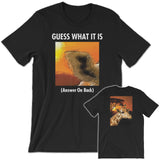 GUESS THAT GIRAFFE Unisex Short-Sleeve T-Shirt Black