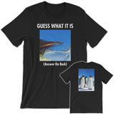 GUESS THAT PENGUIN Unisex Short-Sleeve T-Shirt Black