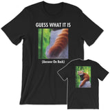 GUESS THAT RED PANDA Unisex Short-Sleeve T-Shirt Black
