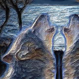 MOON WOLVES Unisex Hoodie - S-XL - 4 Colors