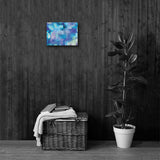 ABSTRACT BLUE 1 - Painting Canvas Print 12x12 to 36x24
