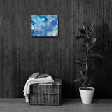 ABSTRACT BLUE 1 - Painting Canvas Print 12x12 to 36x24