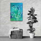 ELEPHANTS Painting Canvas Print 12x16 to 24x36
