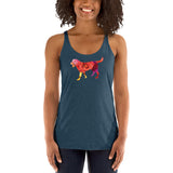 LABRADOR ROSE DOG Women's Racerback Tank - Size XS-XL - 7 Colors