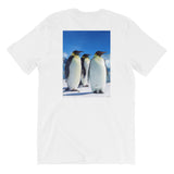 GUESS THAT PENGUIN Unisex Short-Sleeve T-Shirt White