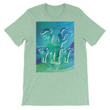 NORTHERN LIGHTS ELEPHANTS Unisex Short-Sleeve  T-Shirt - S-XL - 13 Colors