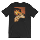 GUESS THAT GIRAFFE Unisex Short-Sleeve T-Shirt Black