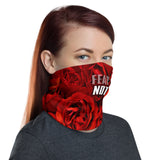 FEAR NOT - RED ROSES Face Cover - Unisex - 1 Size - 1 Color
