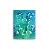 ELEPHANTS Painting Canvas Print 12x16 to 24x36
