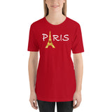 DREAMING OF PARIS Unisex Short Sleeve T-Shirt - Size S-XL - 12 Colors