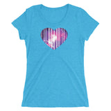 GALAXY HEART Women's Short Sleeve T-Shirt - Size S-XL - 7 Colors