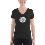 DIAMOND LOVE Women's Fashion Deep V-neck Tee - Size S-XL - 2 Colors