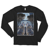 MOON WOLVES Unisex Long Sleeve T-Shirt - Size S-XL - 4 Colors