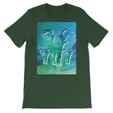 NORTHERN LIGHTS ELEPHANTS Unisex Short-Sleeve  T-Shirt - S-XL - 13 Colors