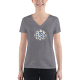 DIAMOND LOVE Women's Fashion Deep V-neck Tee - Size S-XL - 2 Colors