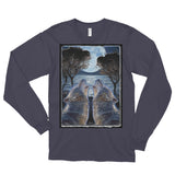 MOON WOLVES Unisex Long Sleeve T-Shirt - Size S-XL - 4 Colors