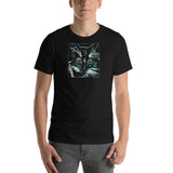 GLOWING CAT Men's Short-Sleeve T-Shirt - Size XS-XL - 7 Colors