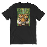 GUESS THAT TIGER Unisex Short-Sleeve T-Shirt Black