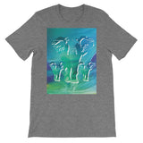 NORTHERN LIGHTS ELEPHANTS Unisex Short-Sleeve  T-Shirt - S-XL - 13 Colors