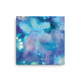 ABSTRACT BLUE 1 - Painting Canvas Print 12x12 to 36x24