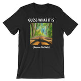 GUESS THAT TIGER Unisex Short-Sleeve T-Shirt Black