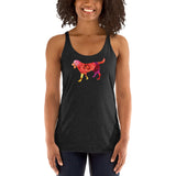 LABRADOR ROSE DOG Women's Racerback Tank - Size XS-XL - 7 Colors