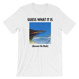 GUESS THAT PENGUIN Unisex Short-Sleeve T-Shirt White