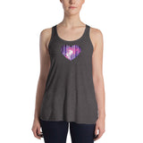 GALAXY HEART Women's Flowy Racerback Tank - Size XS-XL - 3 Colors