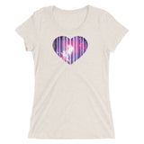 GALAXY HEART Women's Short Sleeve T-Shirt - Size S-XL - 7 Colors