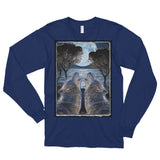 MOON WOLVES Unisex Long Sleeve T-Shirt - Size S-XL - 4 Colors