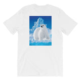 GUESS THAT POLAR BEAR Unisex Short-Sleeve T-Shirt White