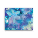 ABSTRACT BLUE 1 - Painting Canvas Print 12x12 to 36x24