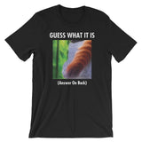 GUESS THAT RED PANDA Unisex Short-Sleeve T-Shirt Black