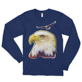 FLYING EAGLE Unisex Long Sleeve T-Shirt - Size S-XL - 4 Colors