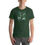 GLOWING CAT Men's Short-Sleeve T-Shirt - Size XS-XL - 7 Colors