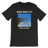 GUESS THAT PENGUIN Unisex Short-Sleeve T-Shirt Black