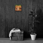 SLEEPING LION Painting Canvas Print 12x12 to 24x36