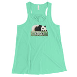 LOVE PANDA XOXO Women’s  Flowy Racerback Tank - Size XS-XL - 3 Colors