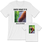 GUESS THAT RED PANDA Unisex Short-Sleeve T-Shirt White