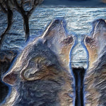 MOON WOLVES Unisex Short-Sleeve T-Shirt - S-XL - 5 Colors