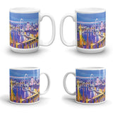 LONDON EYE Double-Sided Coffee Mug Tea Cup 11oz & 15oz