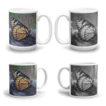 BUTTERFLY Double-Sided Coffee Mug Tea Cup 11oz & 15oz