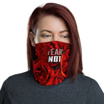 FEAR NOT - RED ROSES Face Cover - Unisex - 1 Size - 1 Color
