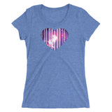GALAXY HEART Women's Short Sleeve T-Shirt - Size S-XL - 7 Colors