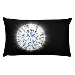 DIAMOND Reversible Decorative Throw Pillow 20"x12"