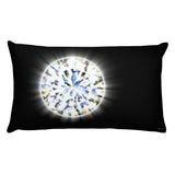 DIAMOND Reversible Decorative Throw Pillow 20"x12"