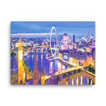 LONDON EYE Painting Canvas Print 16x12 to 36x24