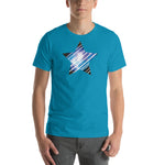 GALAXY STAR Men's Short-Sleeve T-Shirt - Size S-XL - 15 Colors