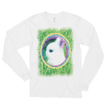 RAINBOW BUNNY Unisex Long Sleeve T-Shirt - Size S-XL - 1 Color
