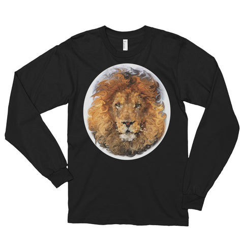 LION Unisex Long Sleeve T-Shirt - Size S-2XL - 4 Colors